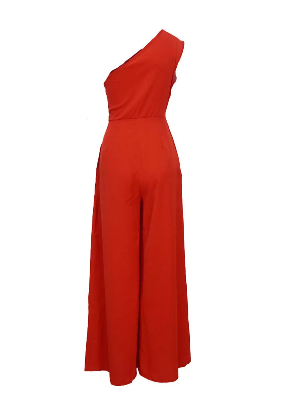 Full Size One-Shoulder Wide Leg Jumpsuit Plus Size - Trendsi - Flyclothing LLC
