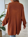 Open Front Long Sleeve Cardigan - Trendsi - Flyclothing LLC
