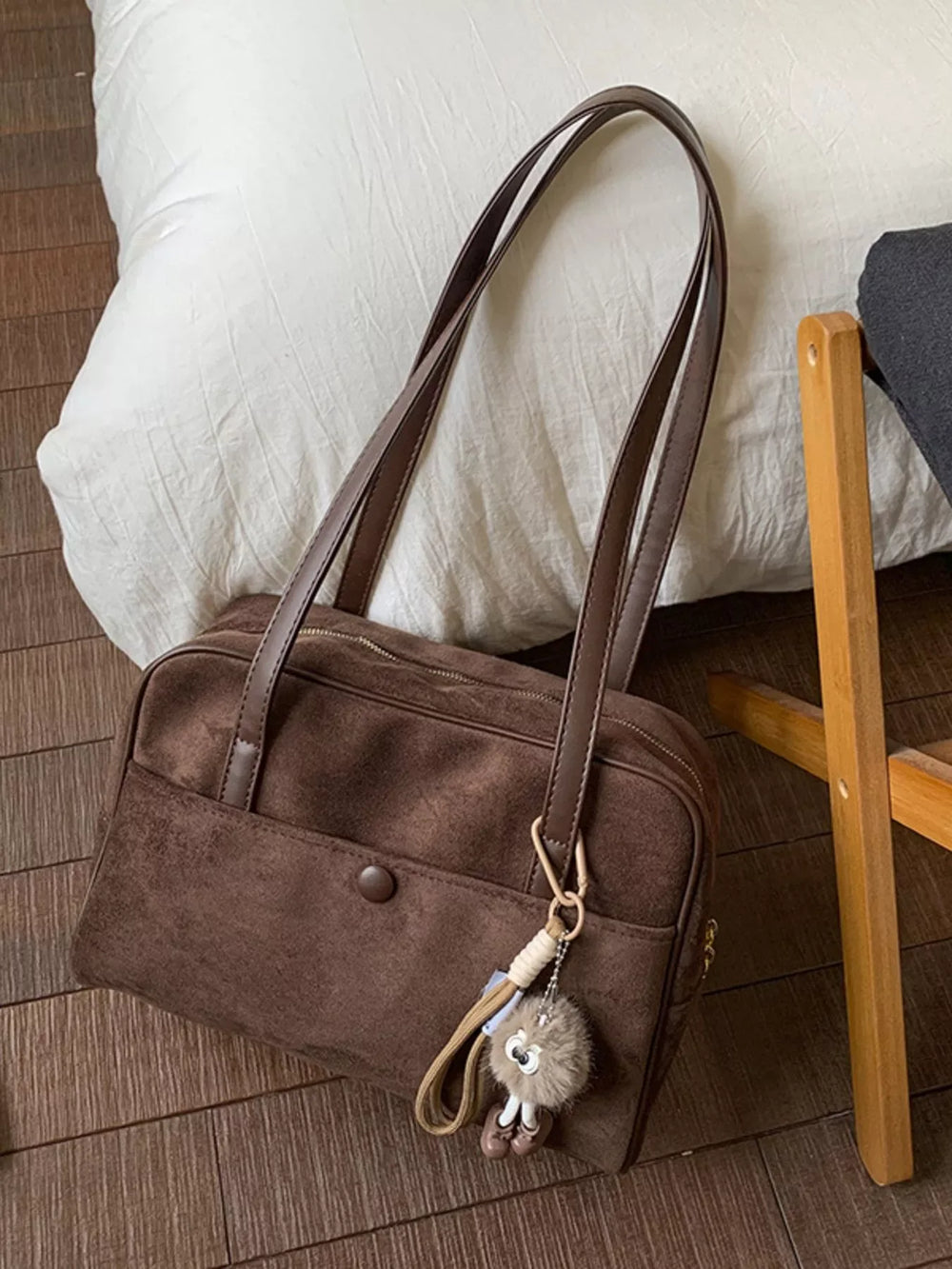 Vintage Handbag with Charm - Trendsi - Flyclothing LLC