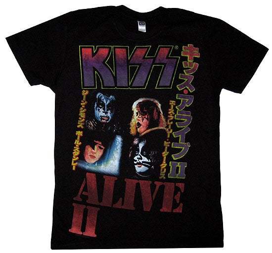 KISS '77 Alive II Shirt Japan - KISS - Flyclothing LLC