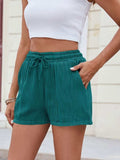 Florira Texture Drawstring Shorts - Trendsi - Flyclothing LLC