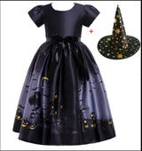 Halloween Princess Dress Halloween Printed Mesh - My Store - Flyclothing LLC