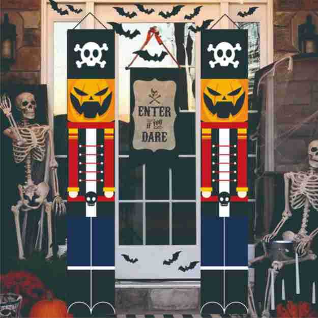 Halloween Halloween Soldier Model Nutcracker Banner Couplet - My Store - Flyclothing LLC
