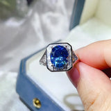3 Carat Moissanite Square Ring - Trendsi - Flyclothing LLC