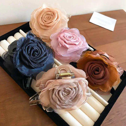 Flower Acrylic Hair Claw Clip - Trendsi - Flyclothing LLC