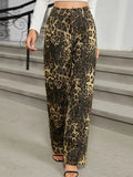 Leopard Jeans with Pockets - Trendsi