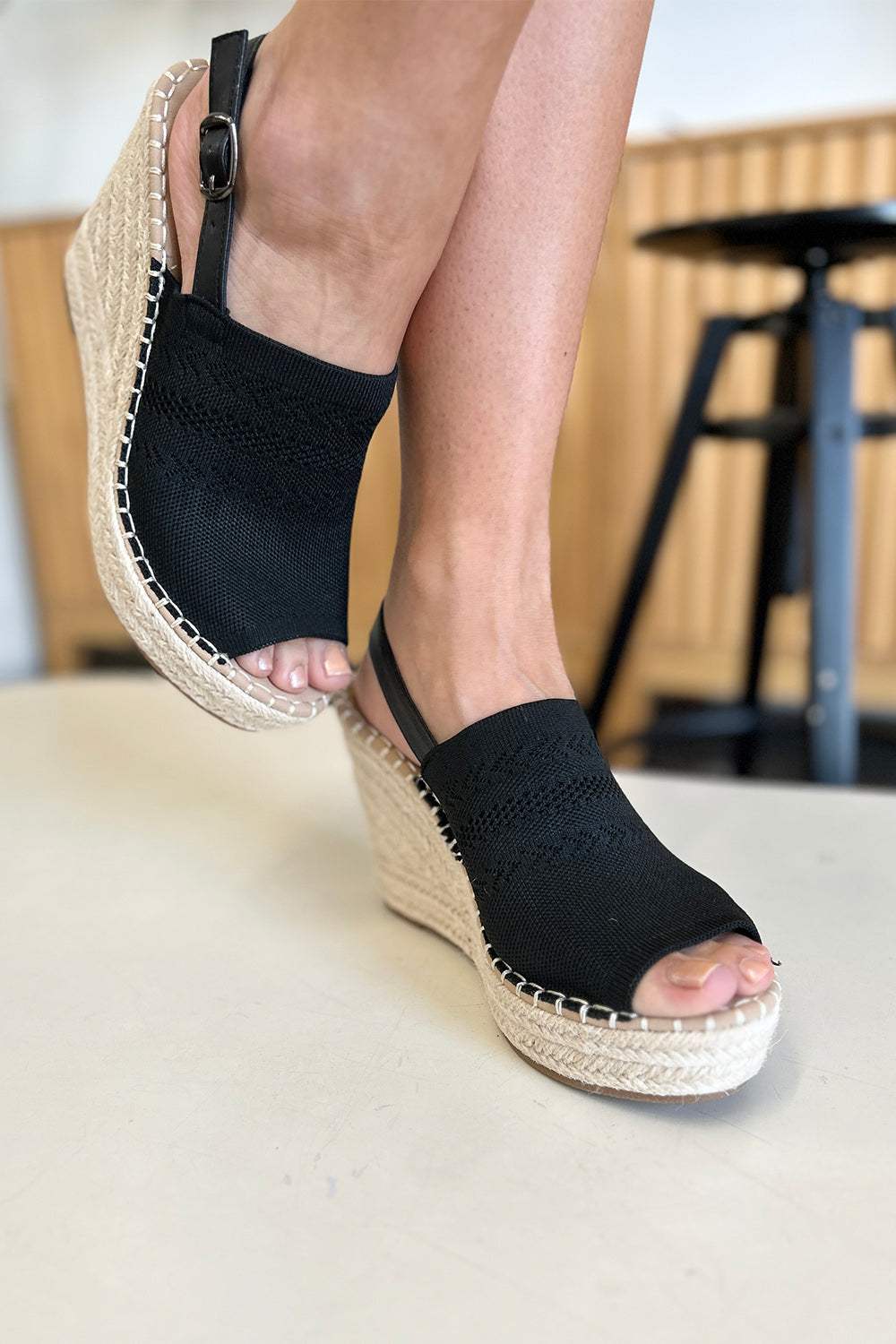 Forever Link Peep Toe High Heel Sandals - Trendsi - Flyclothing LLC