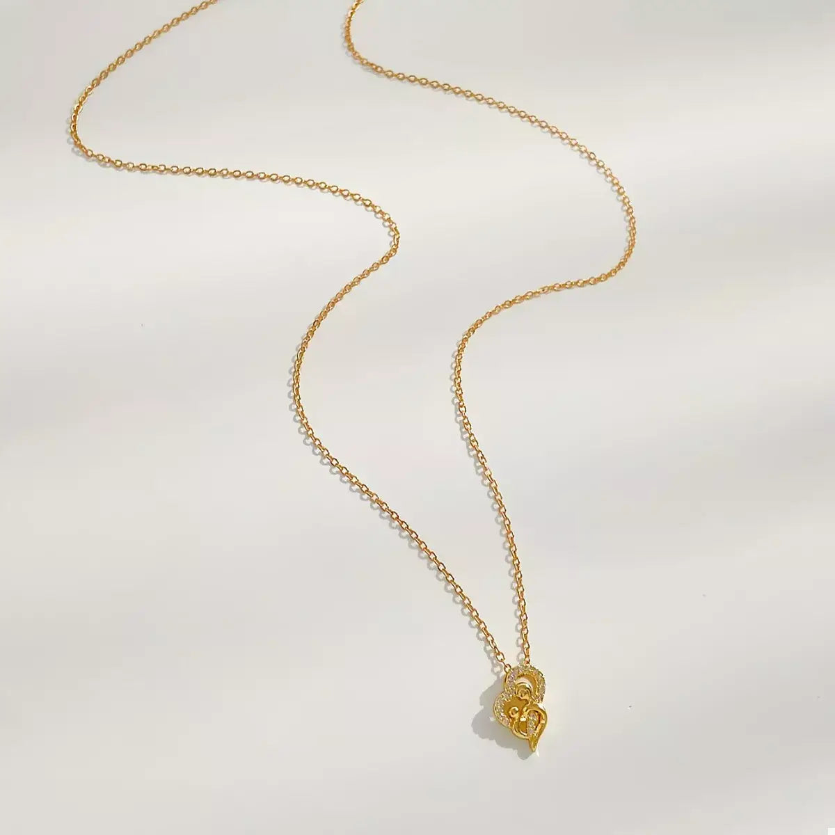 18K Gold-Plated Pendant Necklace - Trendsi - Flyclothing LLC