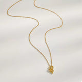 18K Gold-Plated Pendant Necklace - Trendsi - Flyclothing LLC