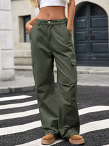 Relaxed Fit Cargo Jeans - Trendsi - Flyclothing LLC