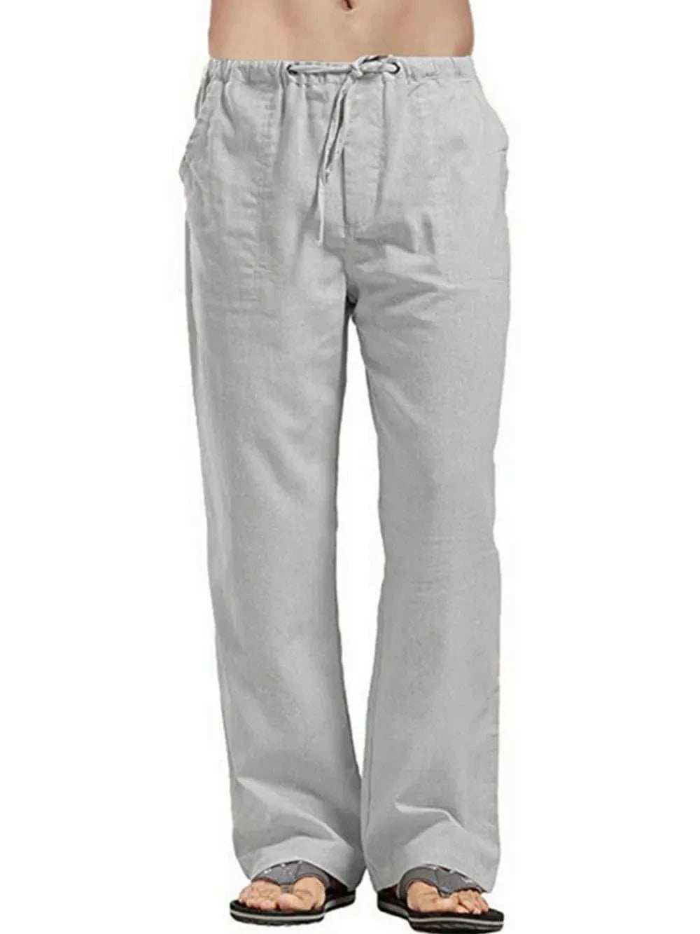 Men's Full Size Drawstring Pants with Pockets Plus Size - Trendsi - Flyclothing LLC