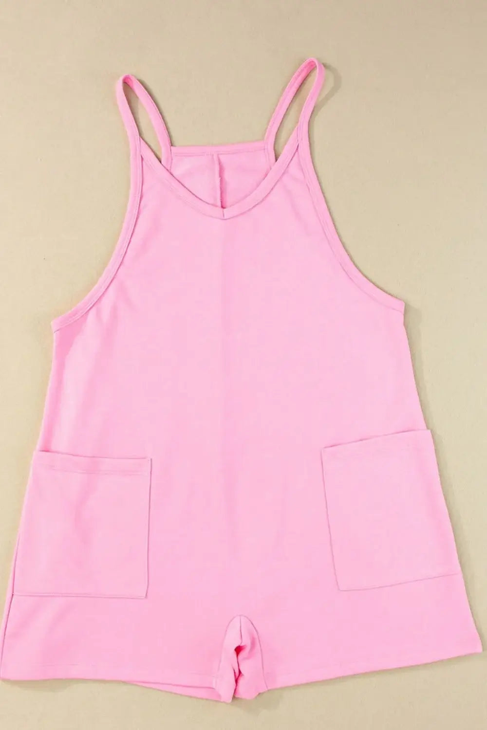 Sleeveless Romper with Pockets - Trendsi - Flyclothing LLC