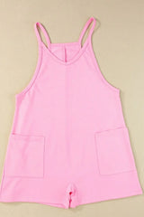 Sleeveless Romper with Pockets - Trendsi - Flyclothing LLC