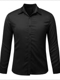 Men's Button Down Long Sleeve Shirt - Trendsi