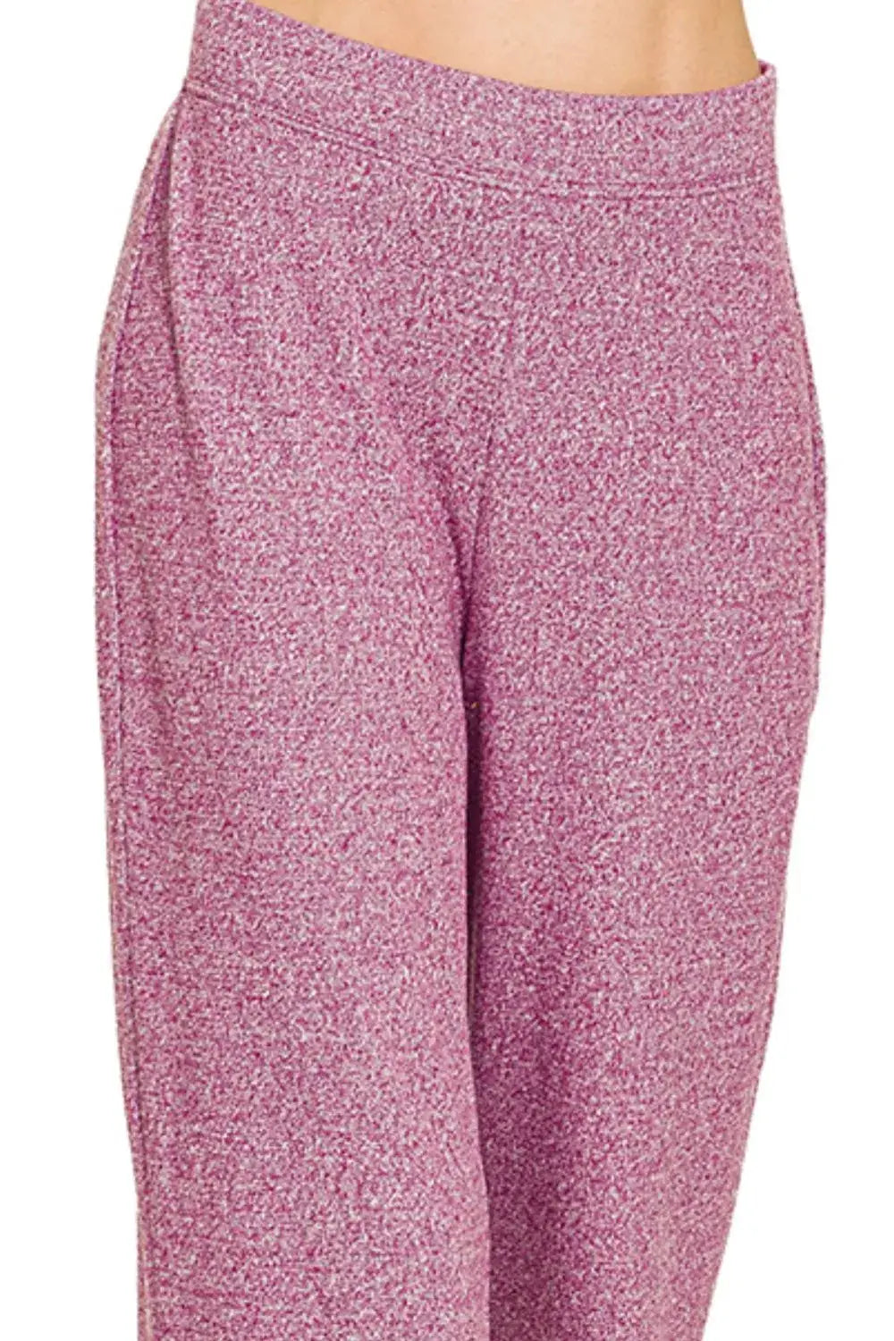 Zenana Soft Elastic Waisted Flare Pants - Trendsi - Flyclothing LLC