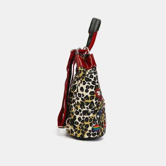 Nicole Lee USA Nylon Multifunctional Bucket Backpack - Trendsi - Flyclothing LLC