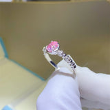1 Carat Moissanite 925 Sterling Silver Ring - Trendsi