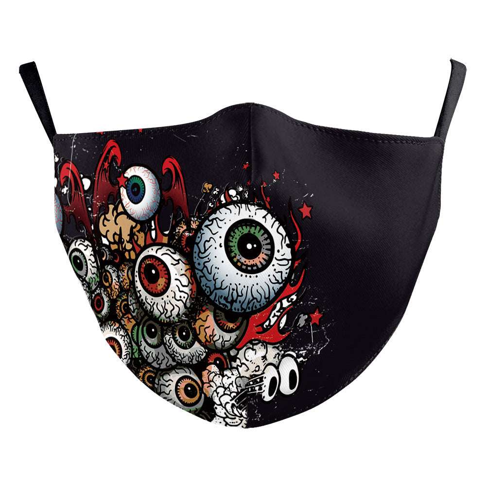 Halloween Clown Funny Horror Creative Double-layer Dust Mask - My Store - Flyclothing LLC