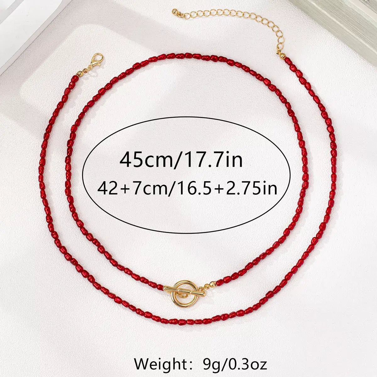2 Piece Bohemian Beaded Necklace - Trendsi - Flyclothing LLC