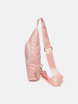 Quilted Adjustable Strap Puffy Sling Bag - Trendsi - Flyclothing LLC