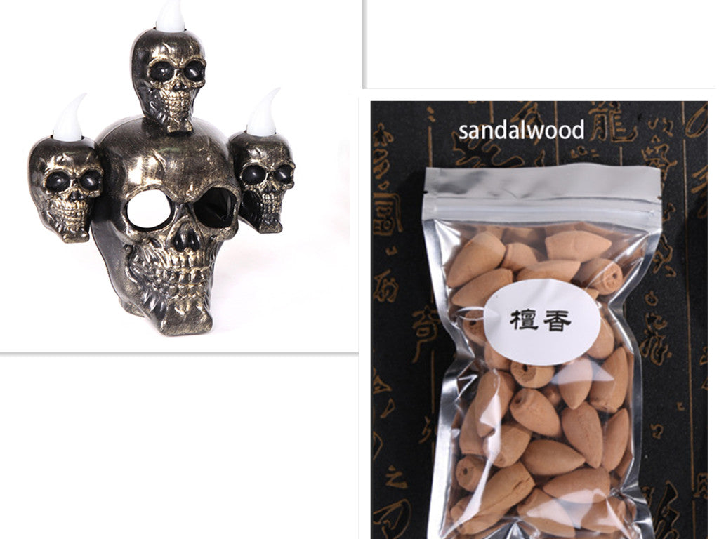 New Halloween Decoration Halloween Skull With Lights Ornaments - My Store - Flyclothing LLC