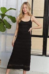 ADORA Lace Scoop Neck Midi Cami Dress - Trendsi - Flyclothing LLC