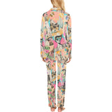 Baha Ranch Retro Pop Western Collage Pajama Set - Baha Ranch Western Wear - Flyclothing LLC