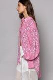 POL Button Down Long Sleeve Paisley Print Shirt - Trendsi