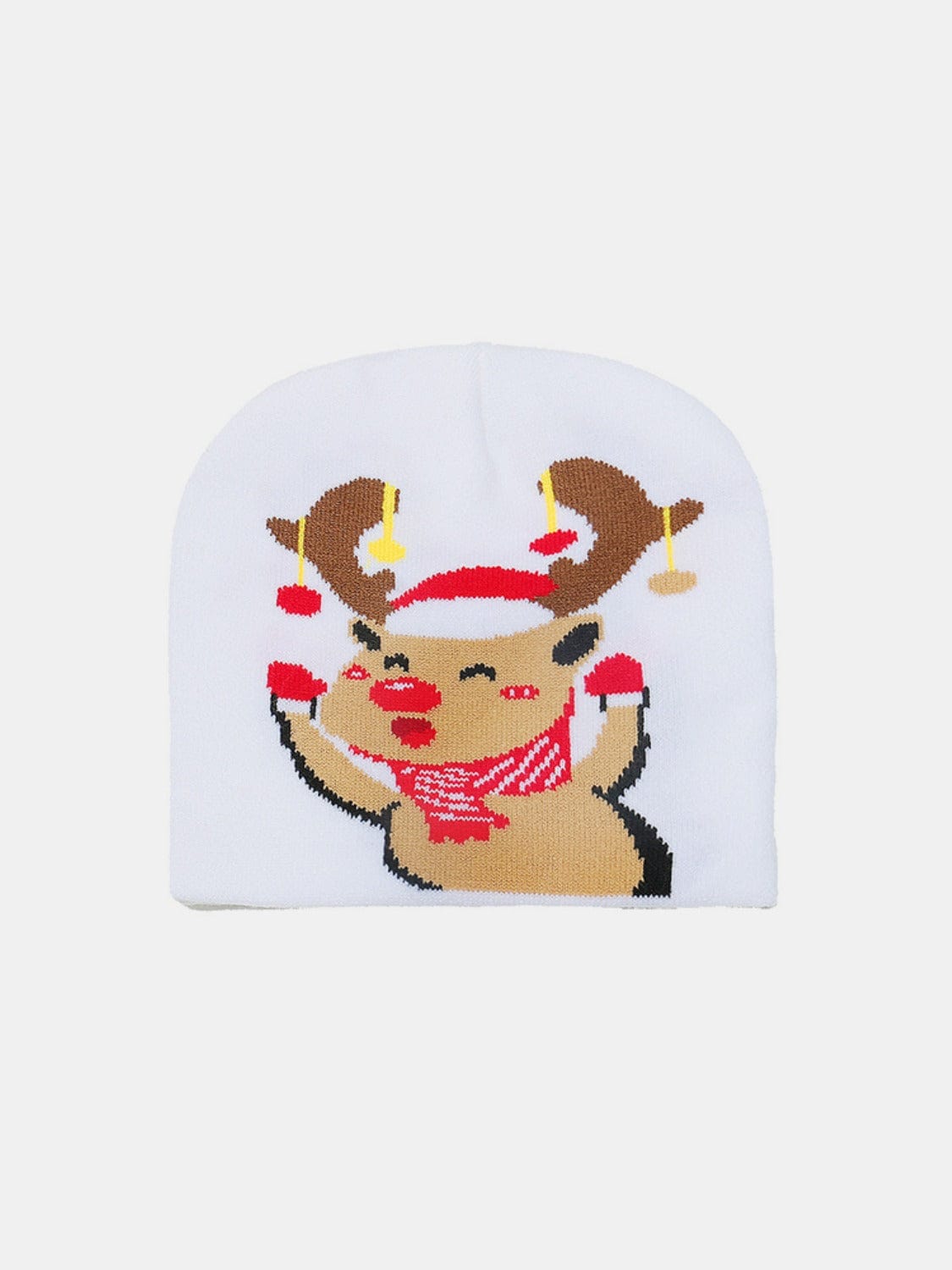 Christmas Pattern Knit Hat - Trendsi