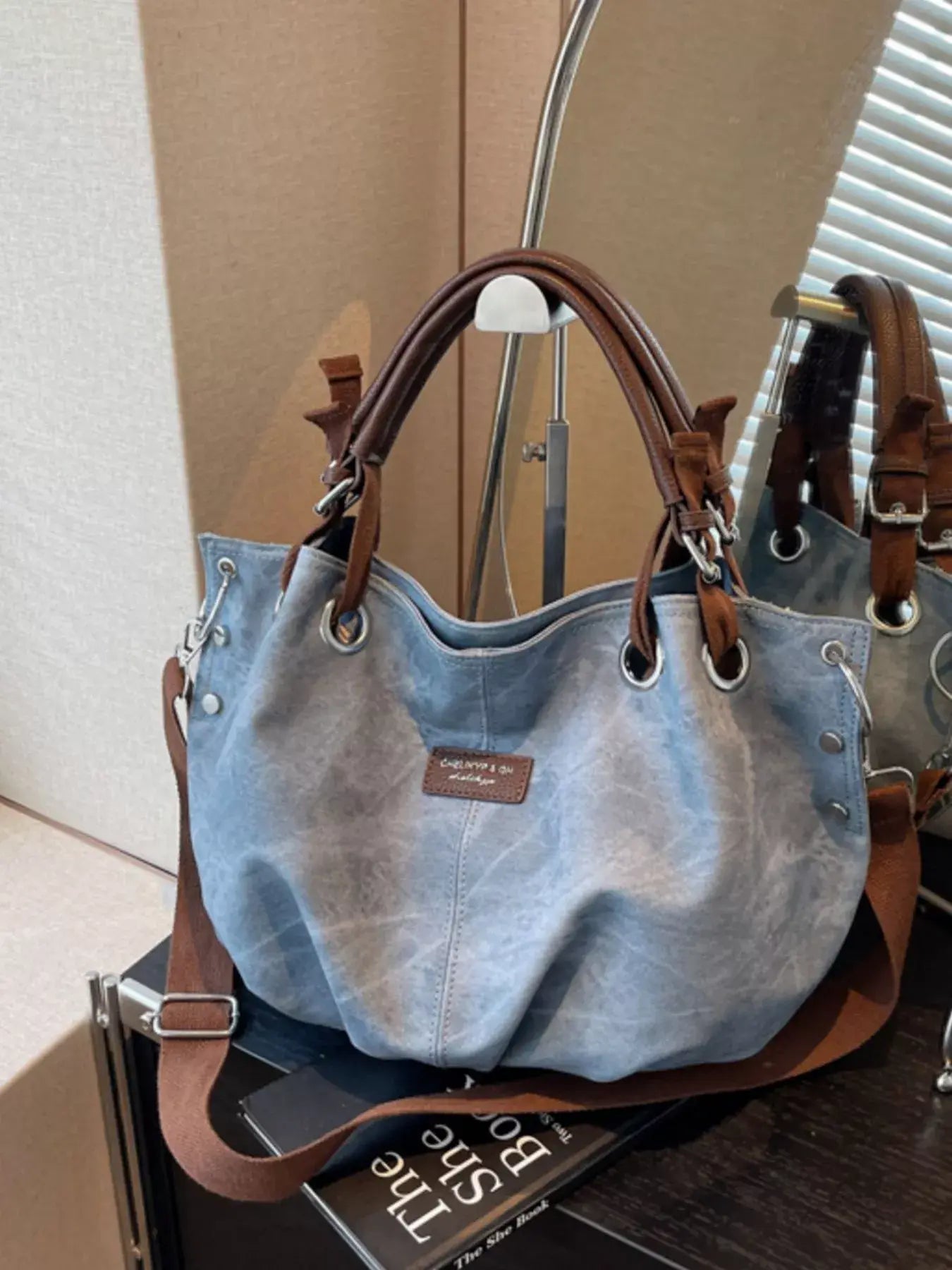 Vintage Adjustable Strap Crossbody Bag - Trendsi - Flyclothing LLC