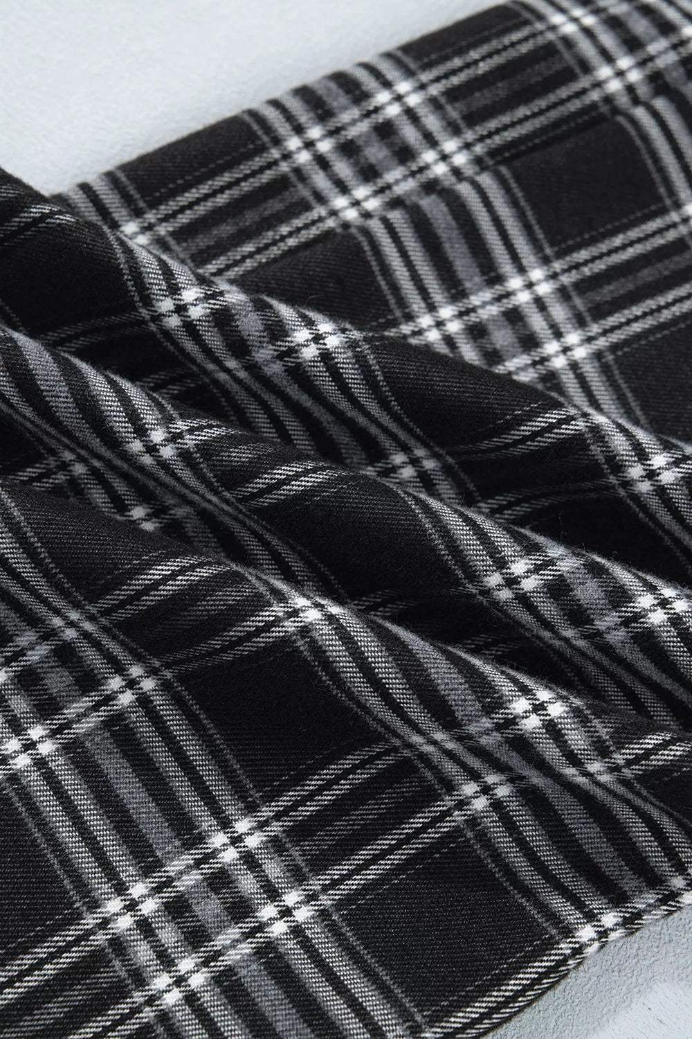 Plaid Wide-Leg Drawstring Pants - Trendsi - Flyclothing LLC