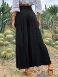 High Waist Wide Leg Pants - Trendsi - Flyclothing LLC