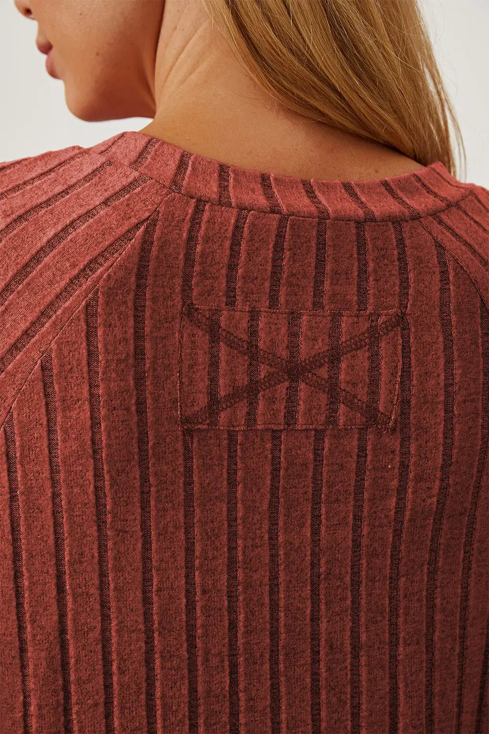 Basic Bae Full Size Ribbed Thumbhole Sleeve T-Shirt - ShopBasicbae - Flyclothing LLC