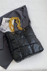 Bubble Texture Chain Handbag - Trendsi - Flyclothing LLC