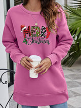 MERRY CHRISTMAS Graphic Sweatshirt - Trendsi - Flyclothing LLC