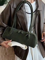Solid Color Shoulder Bag - Trendsi - Flyclothing LLC