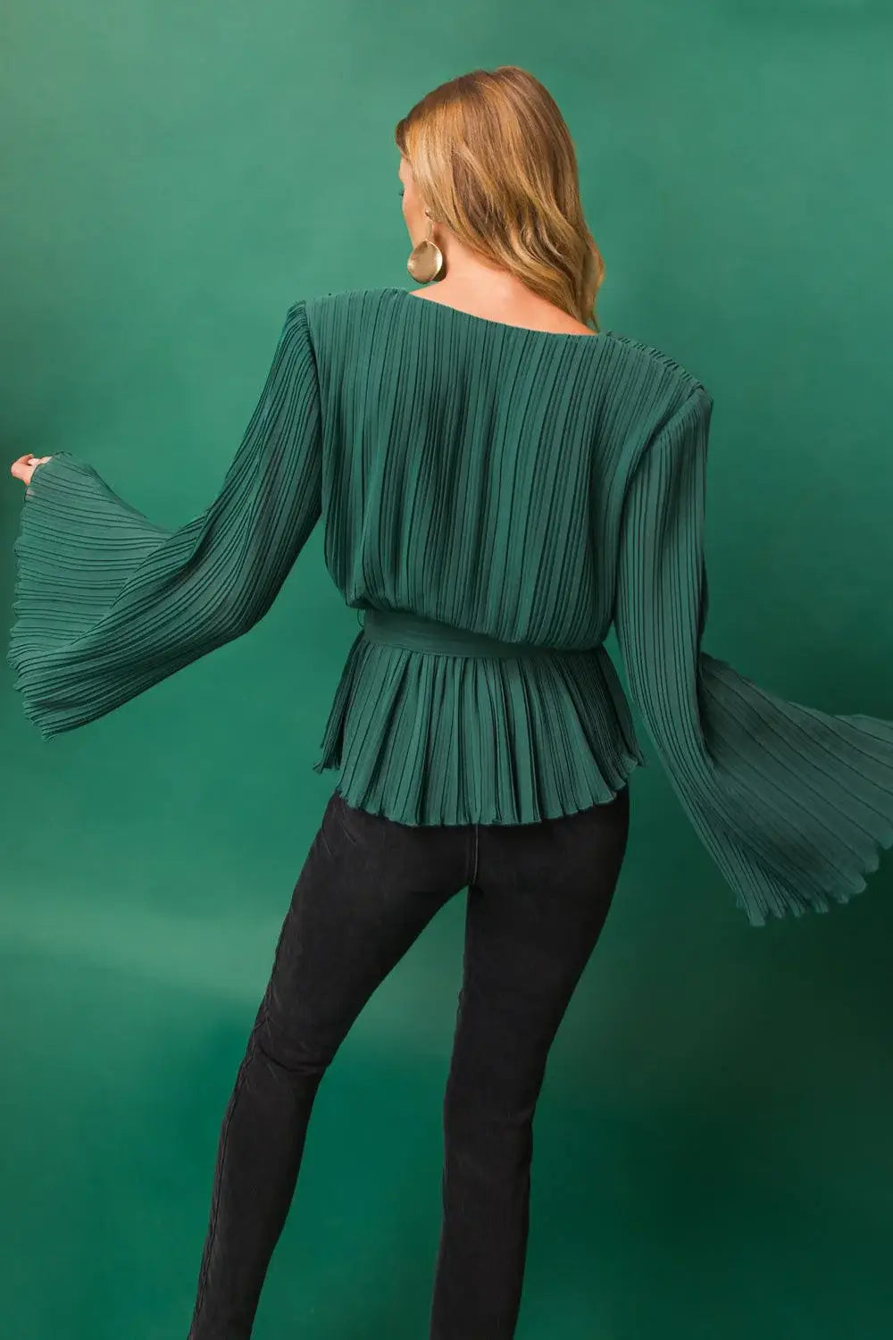 HELLO SWEETHEART PLEATED TOP - Flying Tomato - Flyclothing LLC