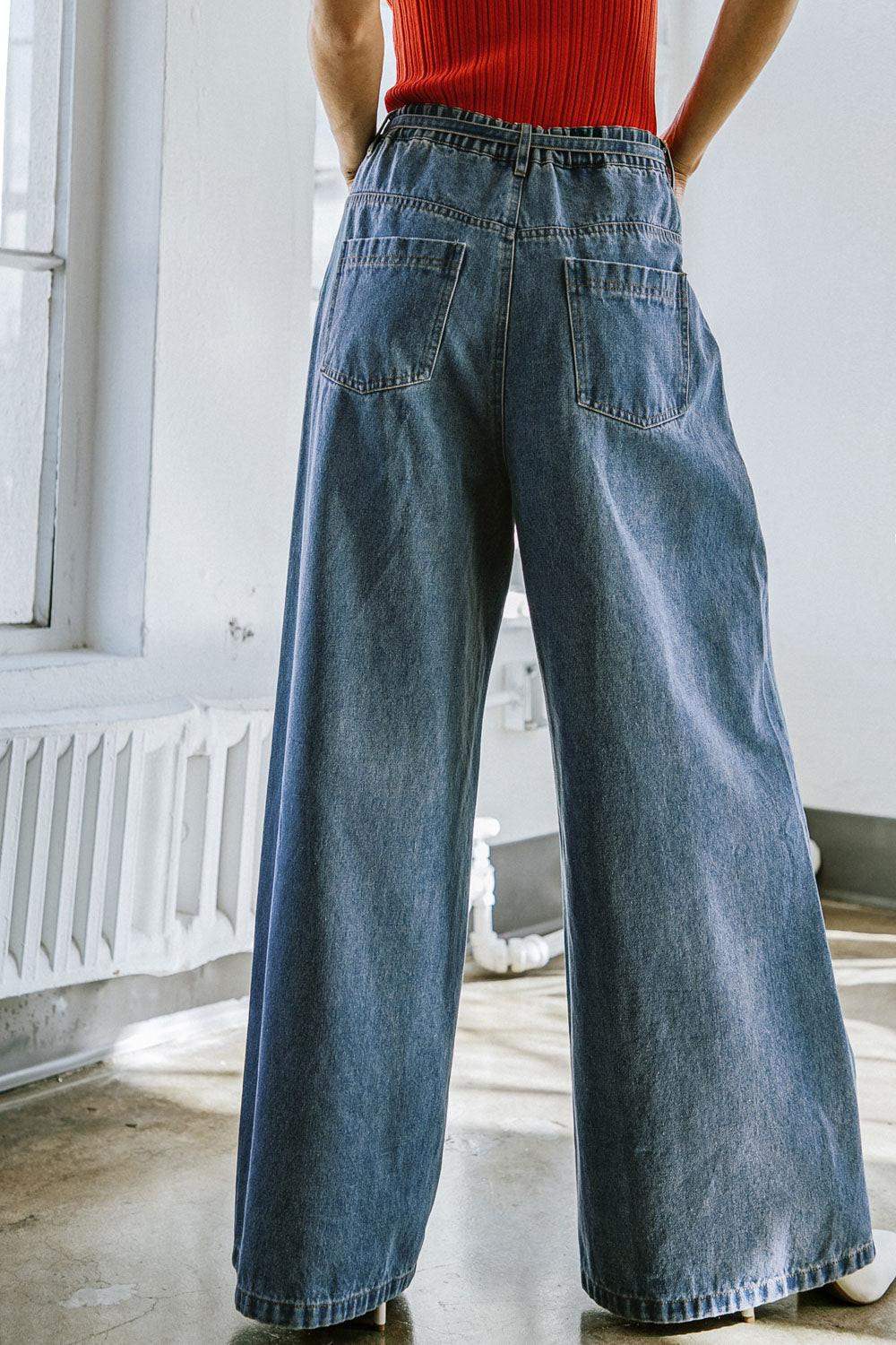 EVERYTHING COUNTS DENIM PANTS - Flying Tomato - Flyclothing LLC