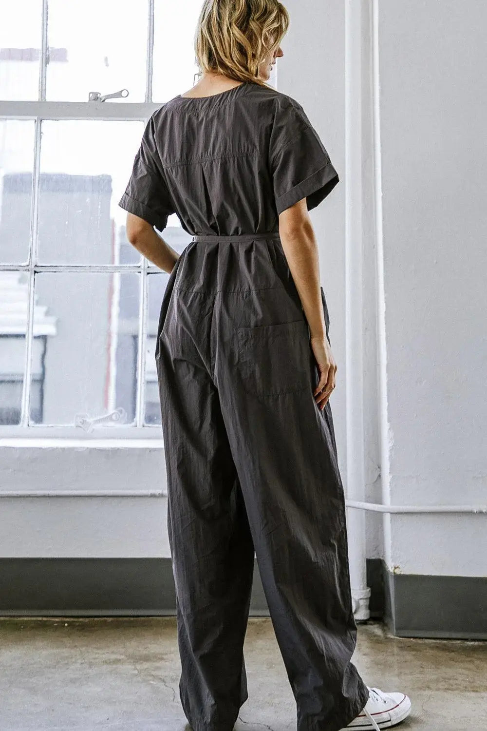 SAY IT AGAIN WOVEN JUMPSUIT - Flying Tomato - Flyclothing LLC