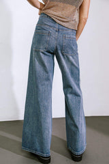 SHE'S A SWEET TALKER DENIM PANTS - Flying Tomato - Flyclothing LLC
