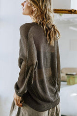 HERE GOES NOTHING SWEATER TOP - Flying Tomato - Flyclothing LLC