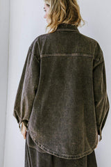 STUCK IN YOUR WAYS DENIM TOP - Flying Tomato - Flyclothing LLC