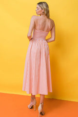 WEEKEND FESTIVALS WOVEN MIDI DRESS - Flying Tomato - Flyclothing LLC