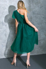 LIVELY CHARM TULLE MIDI DRESS - Flying Tomato - Flyclothing LLC