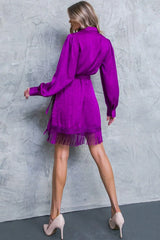 NEVER GONNA GIVE UP WOVEN MIDI DRESS - Flying Tomato - Flyclothing LLC