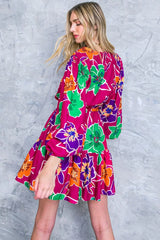 ELEVATED ATTITUDE WOVEN MINI DRESS - Flying Tomato - Flyclothing LLC