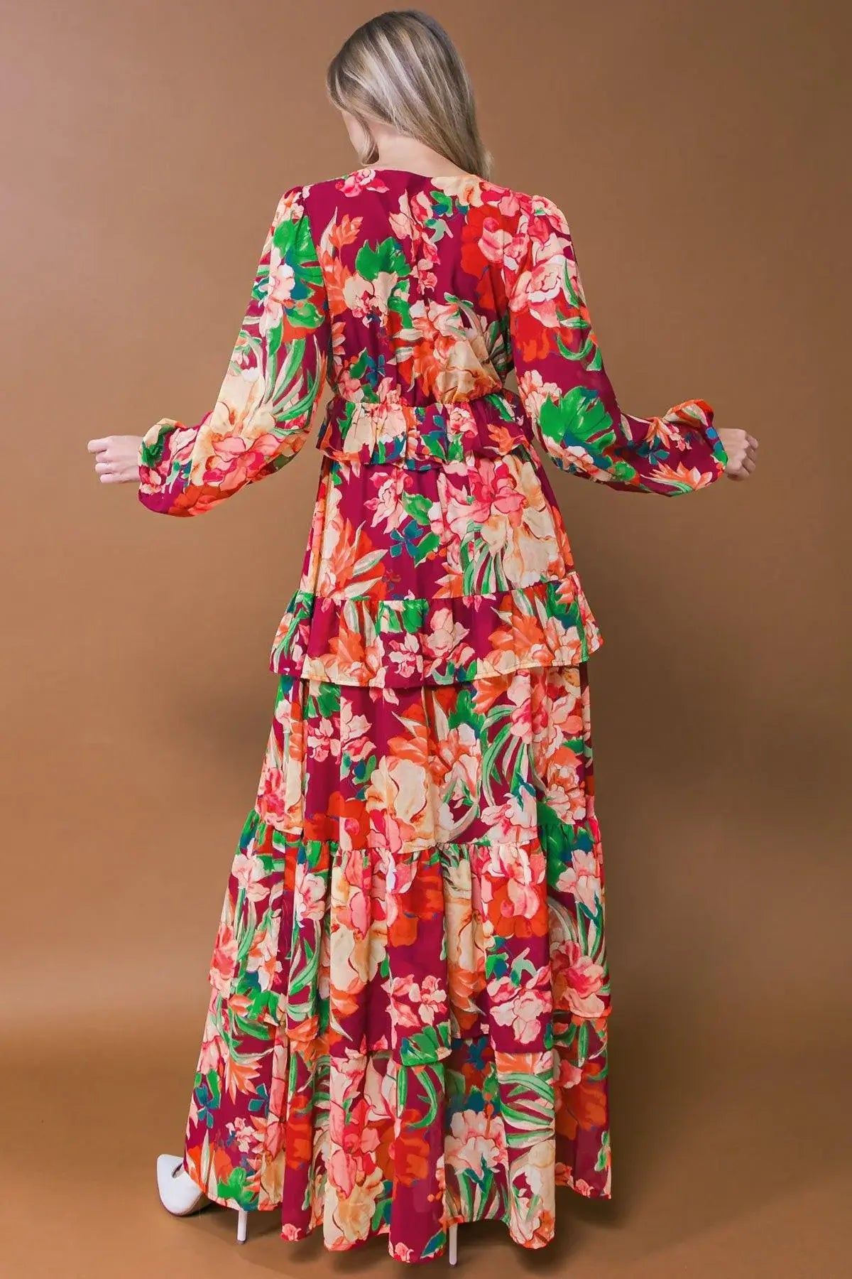LEAVE YOU SPEECHLESS WOVEN MAXI DRESS - Flying Tomato - Flyclothing LLC