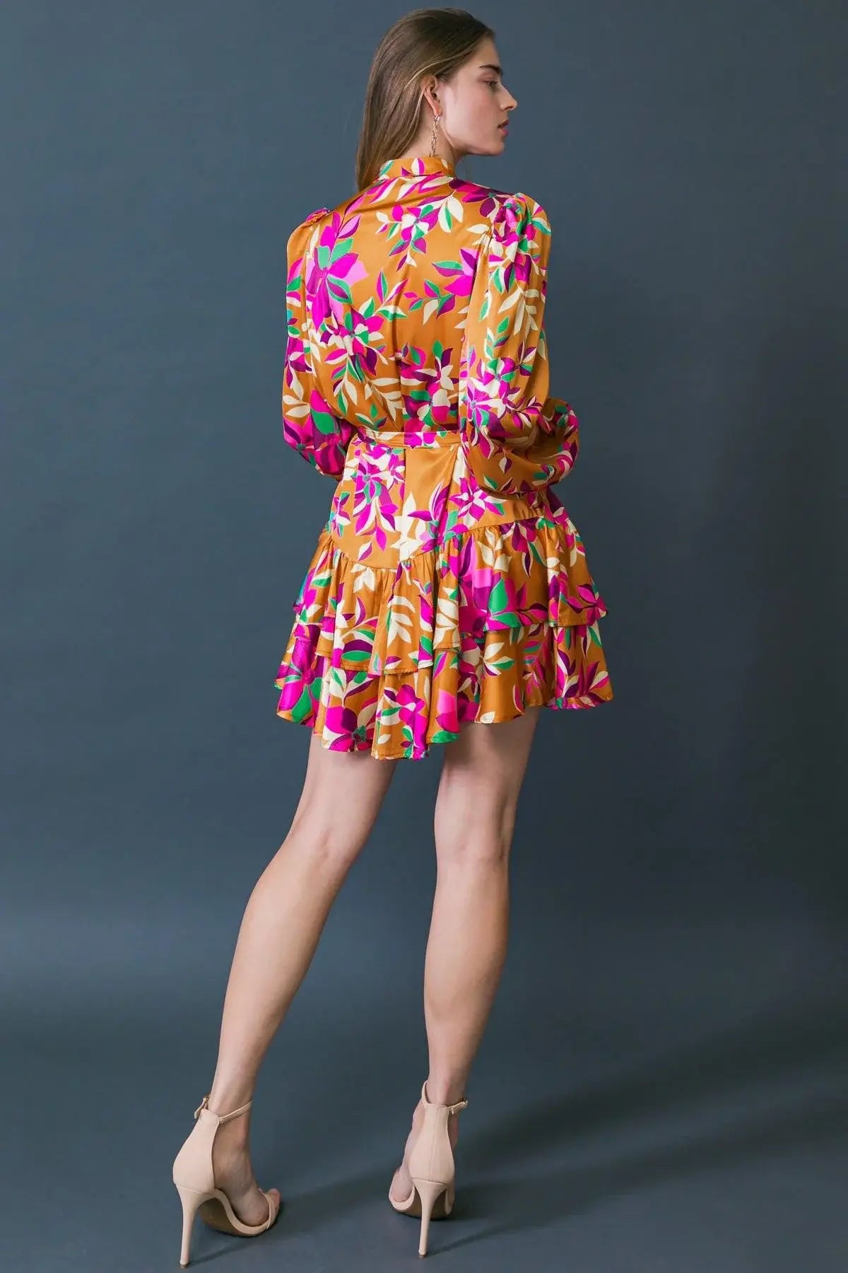 JUST BELIEVE IN ME WOVEN MINI DRESS - Flying Tomato - Flyclothing LLC