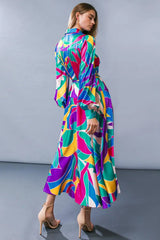 FOCUSED ON PRIORITIES WOVEN MIDI DRESS - Flying Tomato - Flyclothing LLC