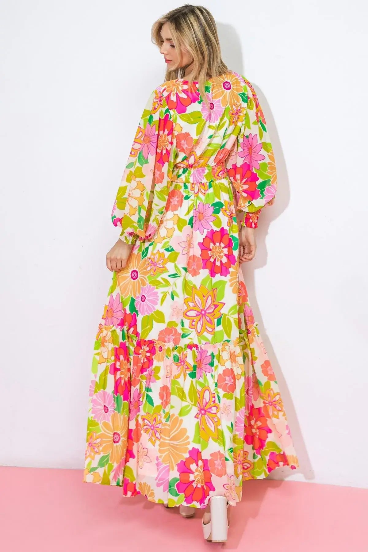 HEADING UPTOWN WOVEN MAXI DRESS - Flying Tomato - Flyclothing LLC